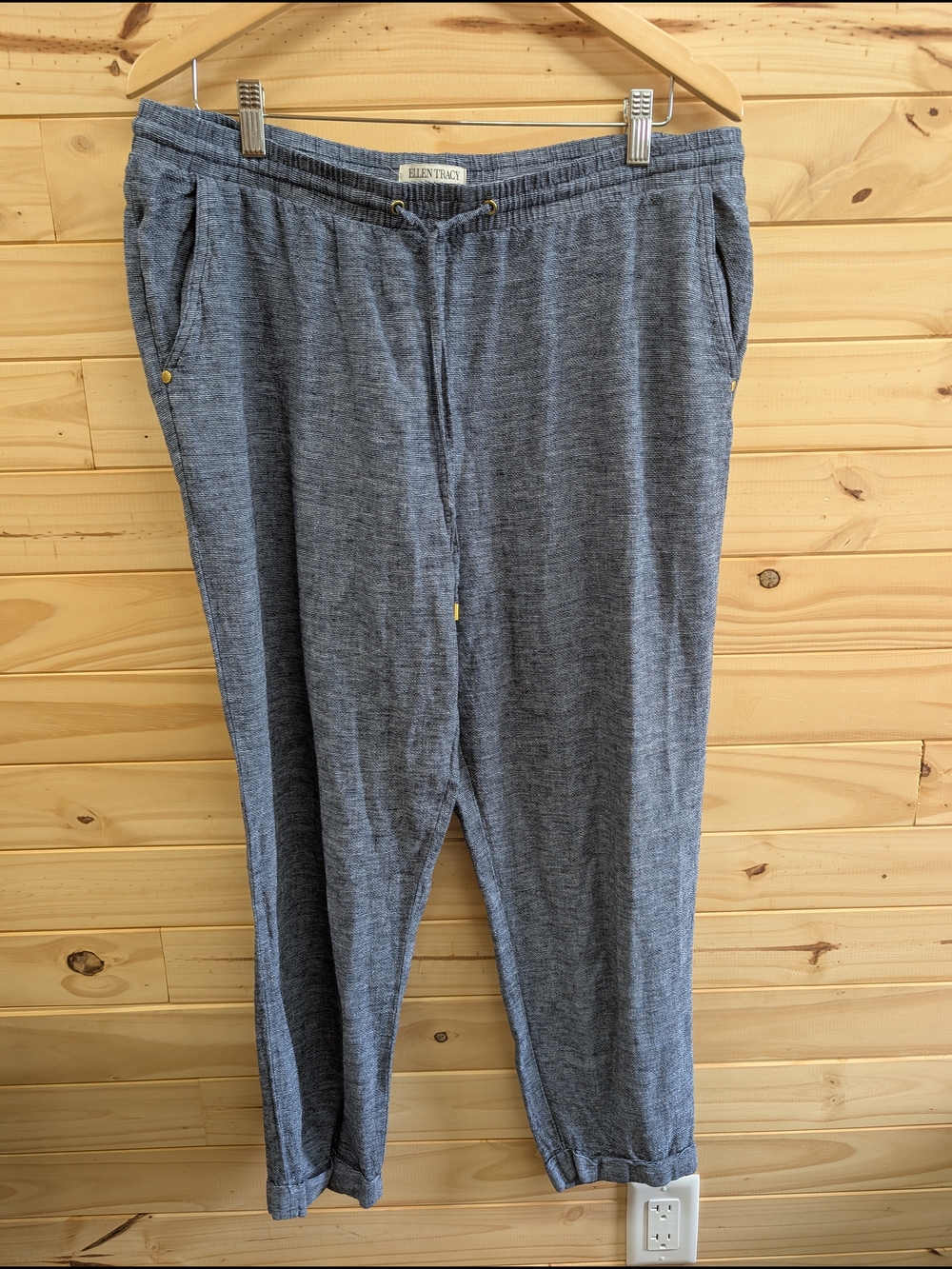 Ellen Tracy Linen Pants
